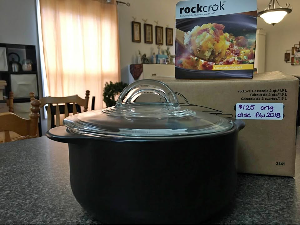 Pampered Chef, Rock Crok 2qt Casserole
