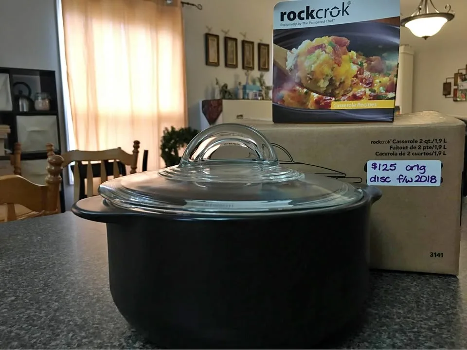 Pampered Chef, Rock Crok 2qt Casserole thumbnail
