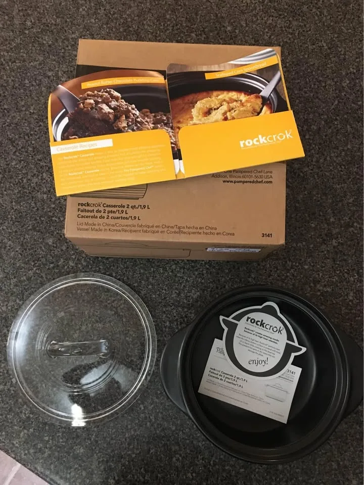 Pampered Chef, Rock Crok 2qt Casserole image indicator(2)