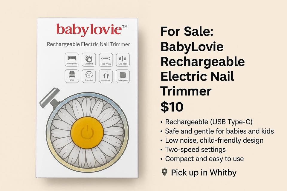 BabyLovie Rechargeable Electric Nail Trimmer