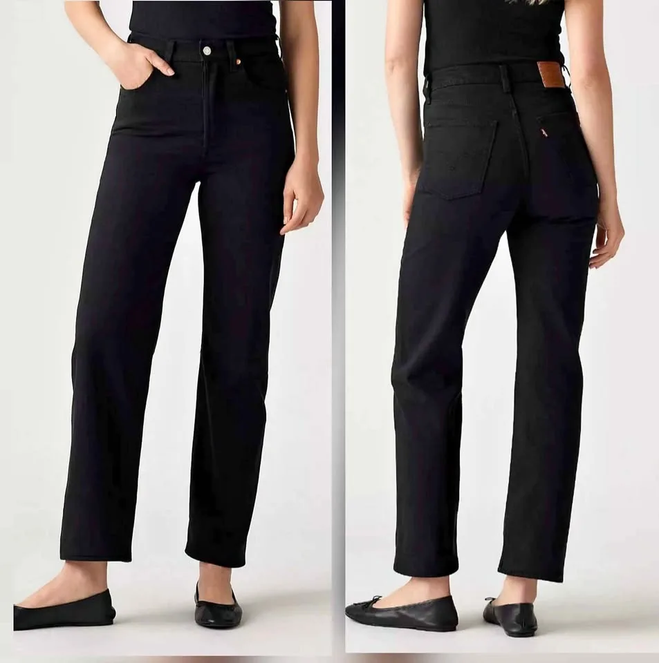 Size 28 Levis Ribcage Straight Ankle Jeans