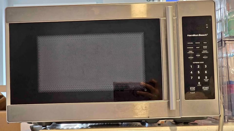 Hamilton Beach Microwave, Stainless Steel