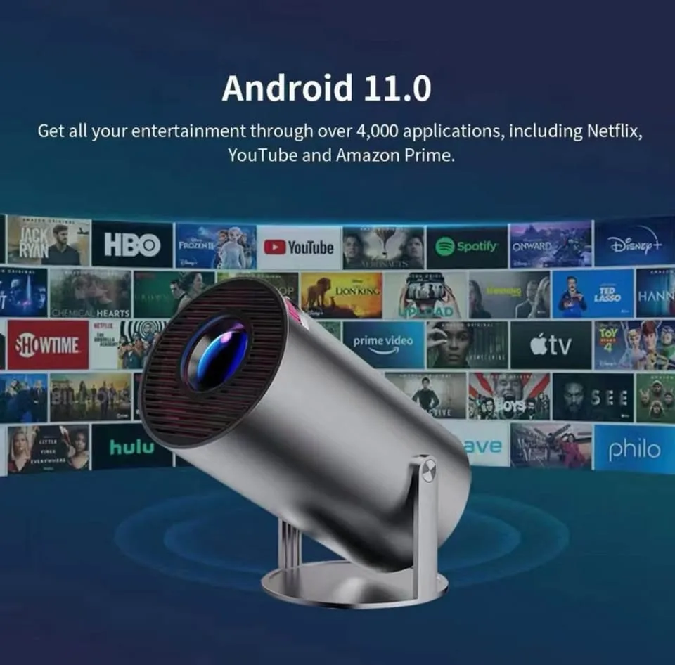 HY300 Smart Projector- Built-In Android System image indicator(7)