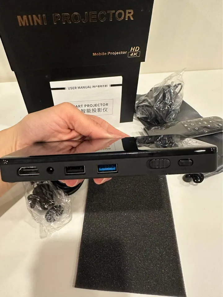 Micro Mini Smart Projector- Built-In Android System image indicator(3)