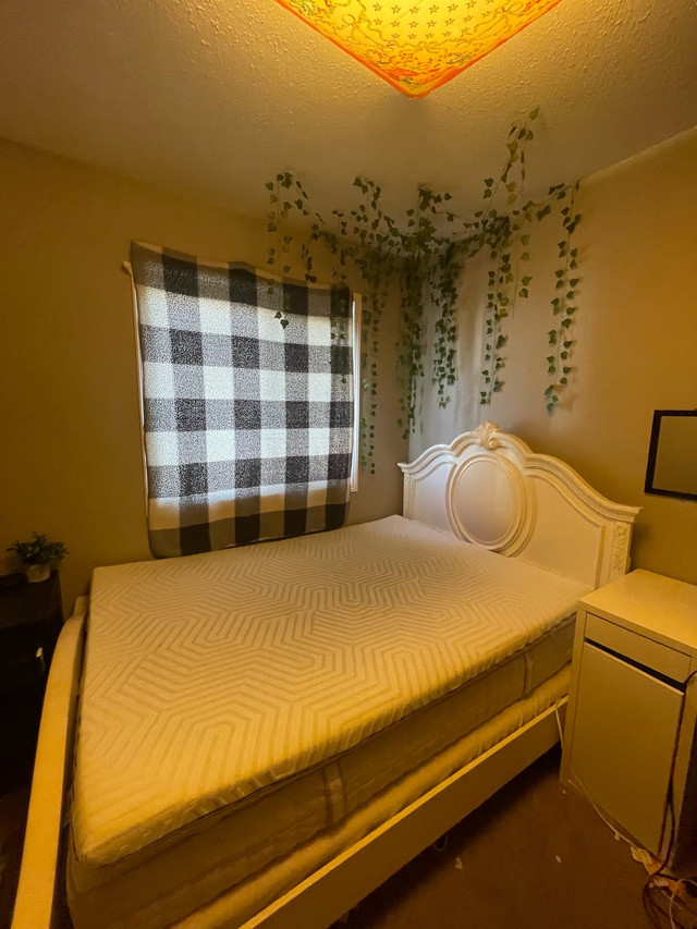 BEAUTIFUL Double bed frame, and Mattress - photo 2