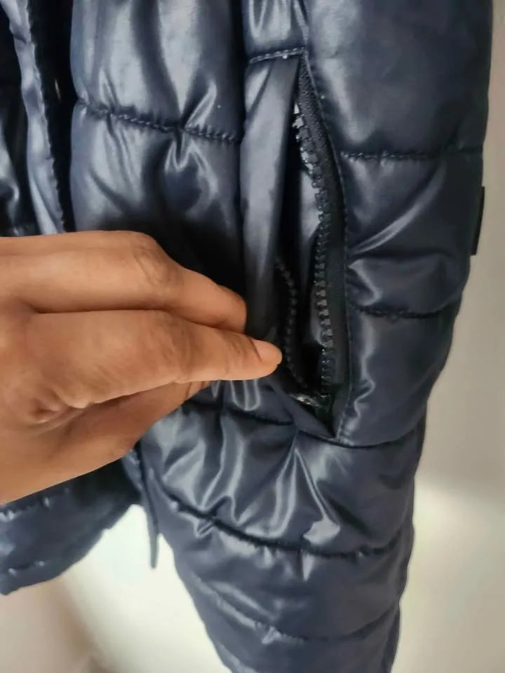 🧥 Joe Fresh Navy Puffer Winter Coat – Kids Size 5/6 🧥 image indicator(3)