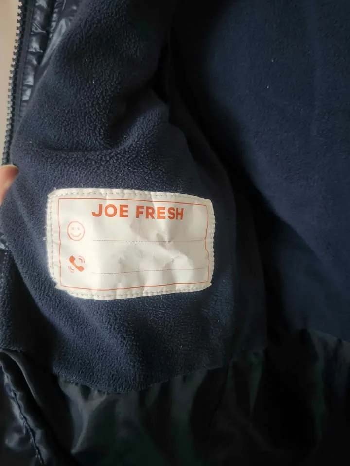 🧥 Joe Fresh Navy Puffer Winter Coat – Kids Size 5/6 🧥 image indicator(6)
