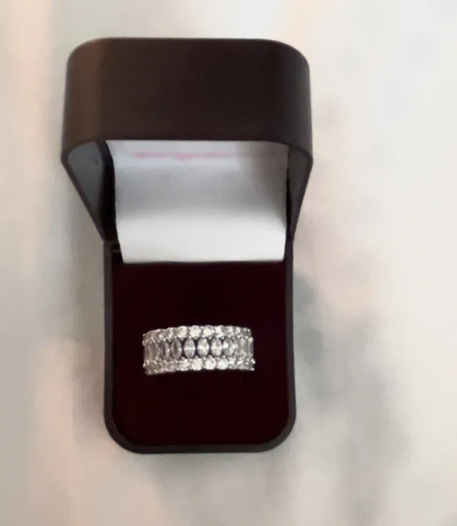 Marquise Eternity Band Ring thumbnail