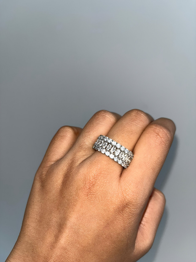 Marquise Eternity Band Ring - photo 2