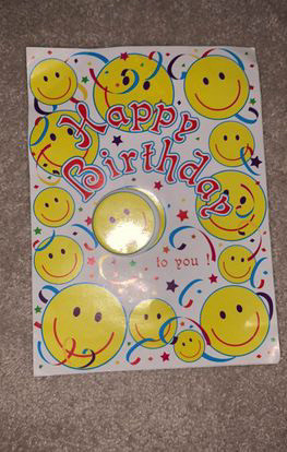 Giant Happy Birthday Smile Card