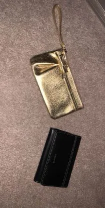 Gold Purse Garmin Black Purse Card Holder Good Quality thumbnail