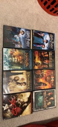 Harry Potter DVDs 1-6