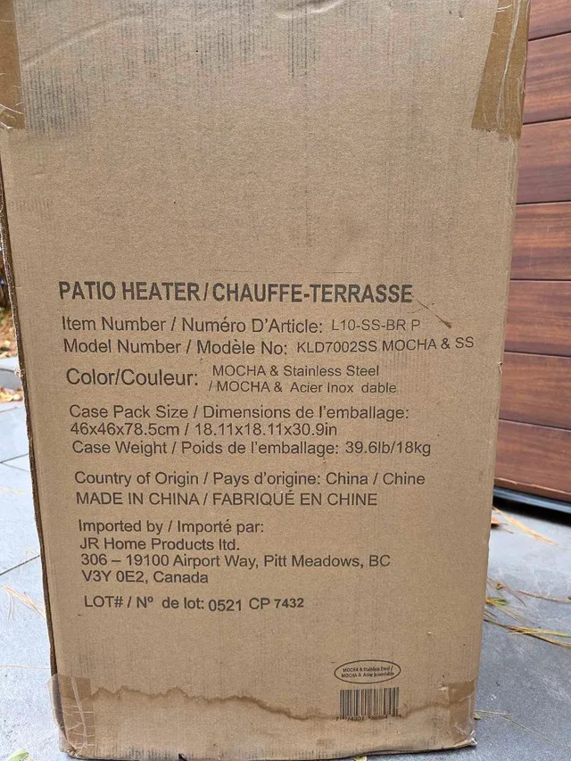 BNIB Paramount Propane Patio Heater image indicator(4)