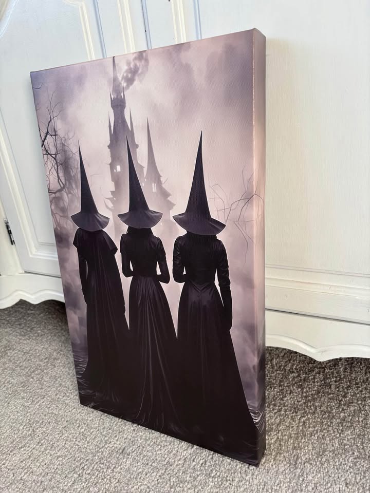 Amazing Three Witches Canvas Wall Art-Ready To Hang Art Work - photo 4