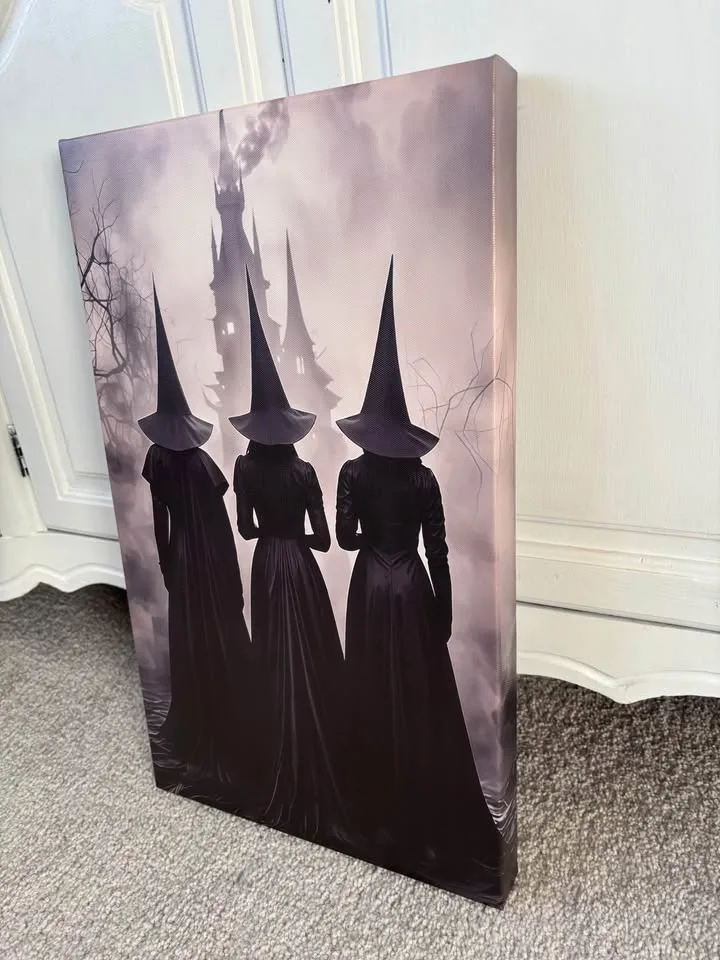 Amazing Three Witches Canvas Wall Art-Ready To Hang Art Work image indicator(4)