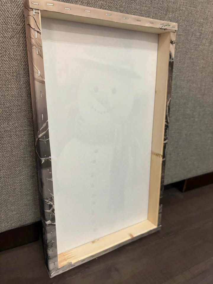 Snowman Canvas-Ready To Hang Wall Art - photo 5
