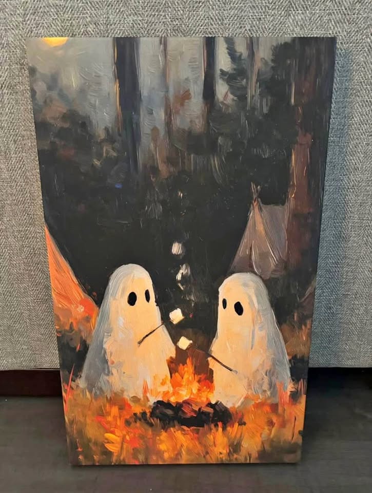 Campfire Ghosts Canvas -Ready To Hang