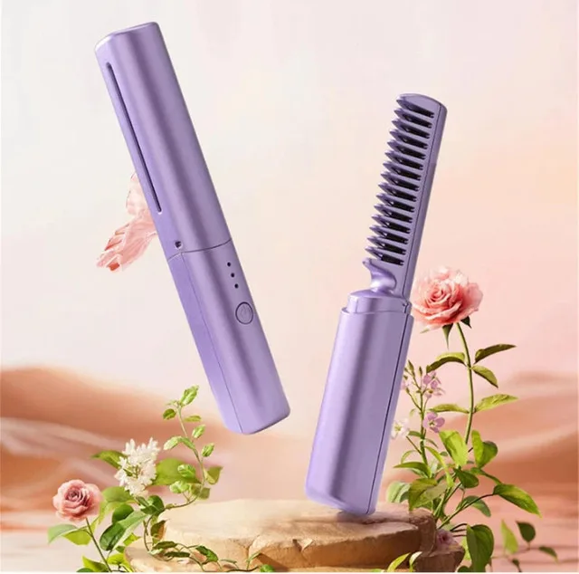 Cordless Mini Hair Straightening Comb thumbnail