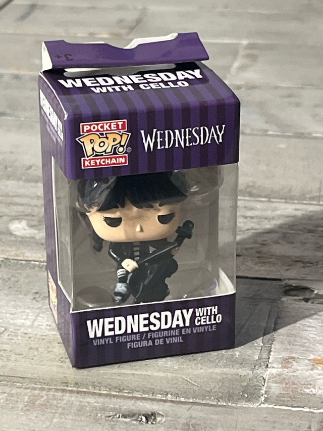 Funko Pocket Pop! Wednesday with Cello Keychain