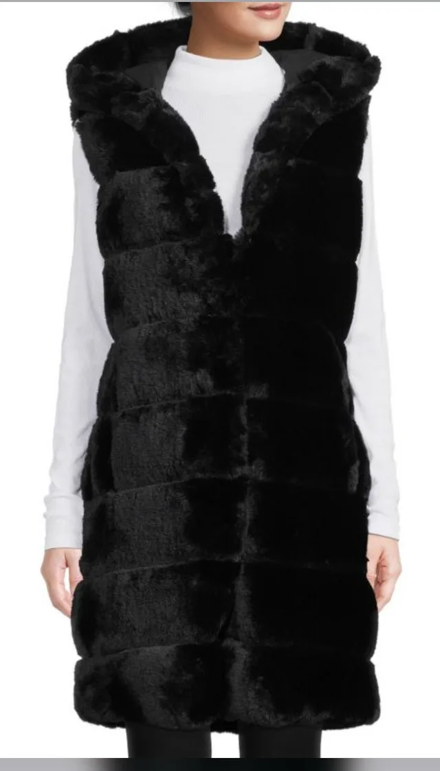 Faux Fur Vest- Size XL thumbnail