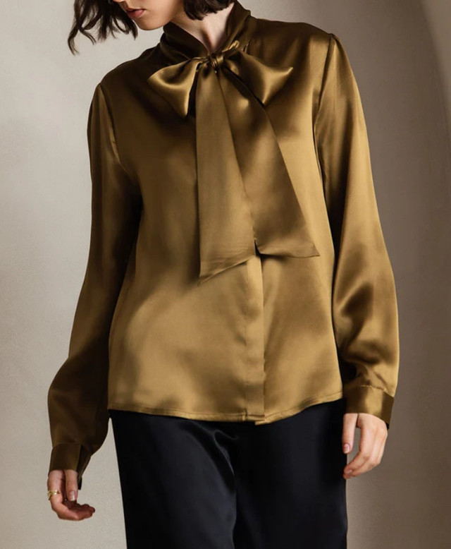 Silksilky Blouse-Size XL