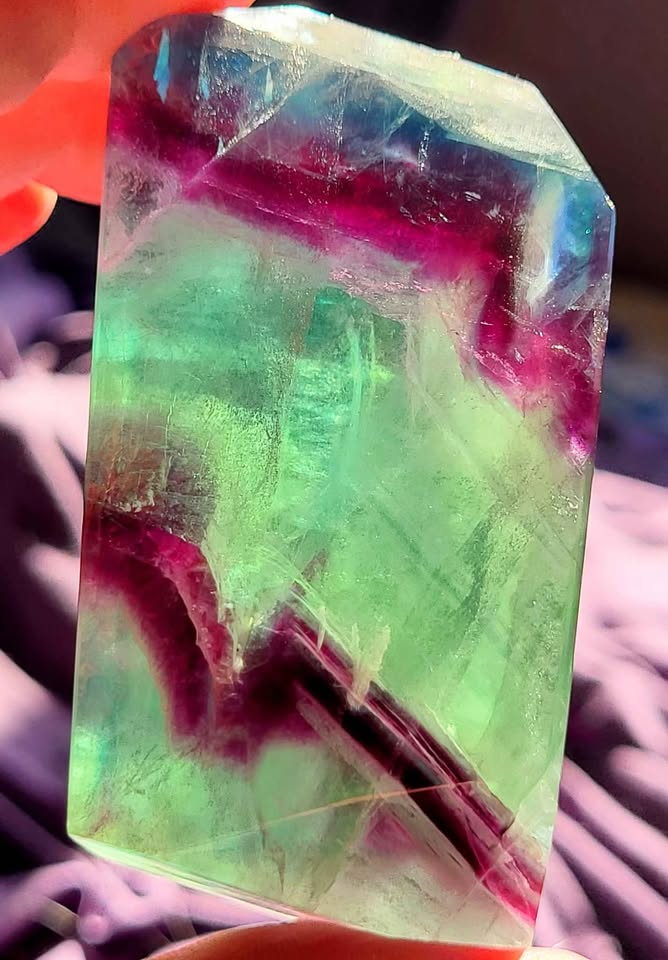 Rainbow Fluorite Crystal - photo 4