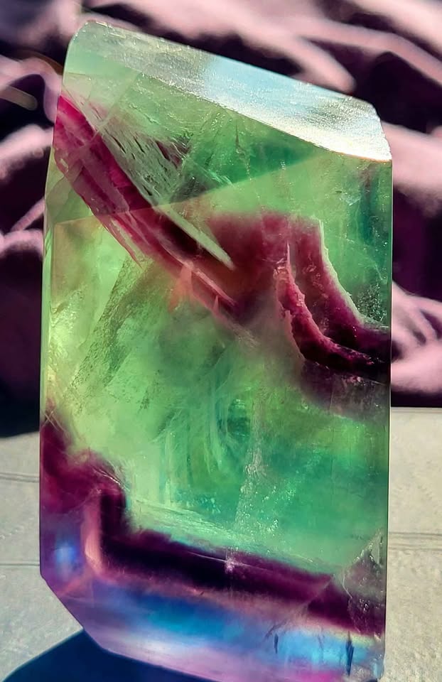 Rainbow Fluorite Crystal - photo 5
