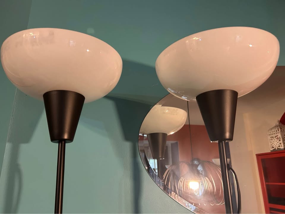 2 x Black IKEA Standing floor lamp - photo 2