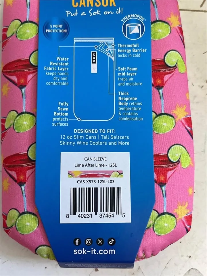 Sok It CanSok Sleeve for Beer & Soda Insulated image indicator(3)