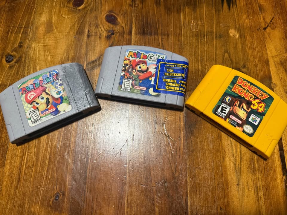 N64 GAMES - Dk64, Mario Party (1) and Mario Golf