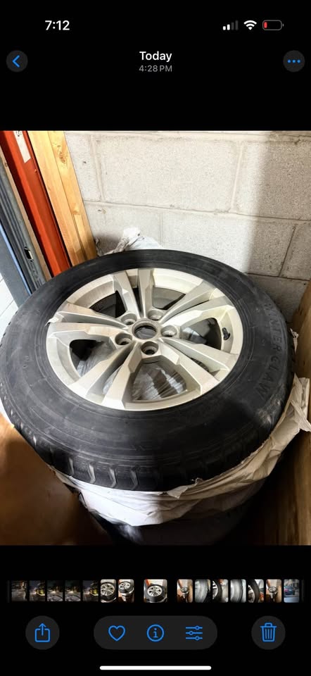 Winter Tires & Alloy Rims – 225/65R17