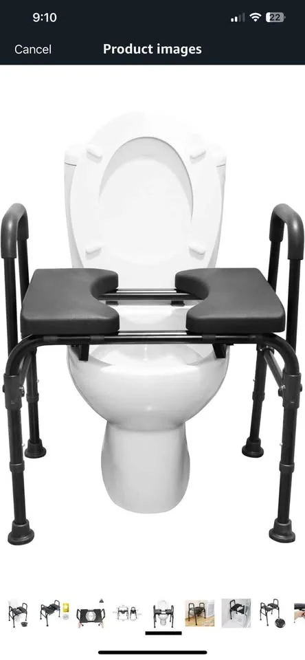 New Raised Toilet Seat with Handles image indicator(2)