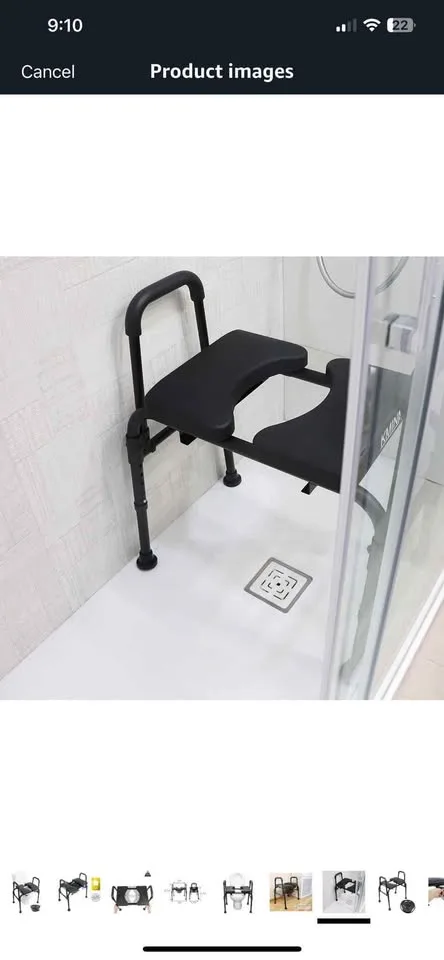 New Raised Toilet Seat with Handles image indicator(7)