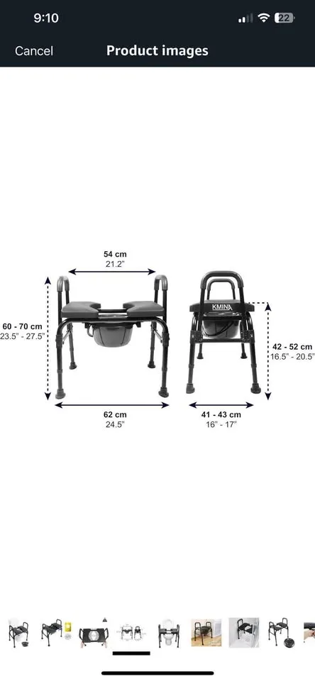 New Raised Toilet Seat with Handles image indicator(8)