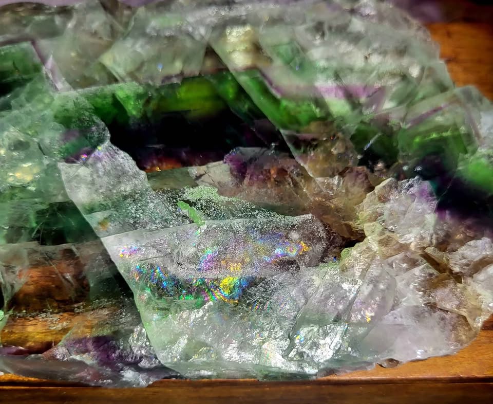 Rainbow Fluorite Crystal - photo 2
