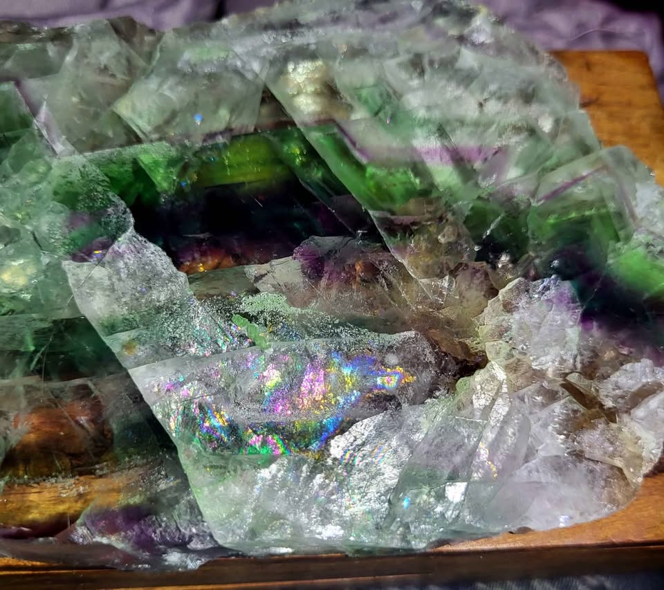 Rainbow Fluorite Crystal - photo 4