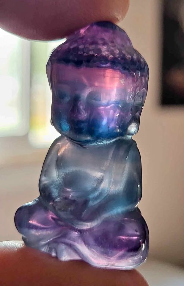 Baby Buddha Crystal Fluorite