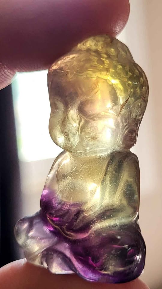 Baby Buddha Crystal Fluorite - photo 2