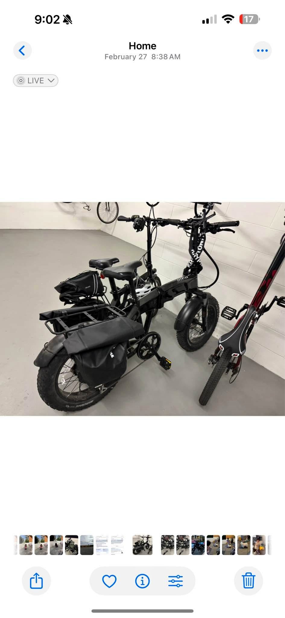 Thule Bike Rear Rack Side Pannier Bags