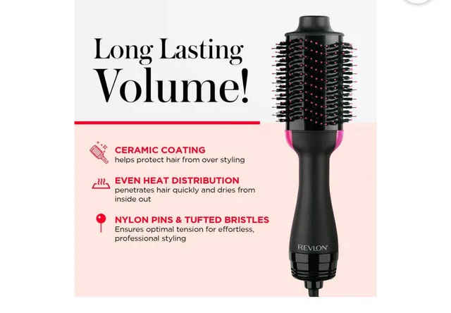 Revlon One-Step Volumizer Hot Air Brush image indicator(5)