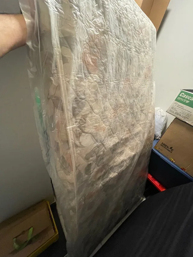 Spring Mattress single bed It can be folded into 2 image indicator(4)