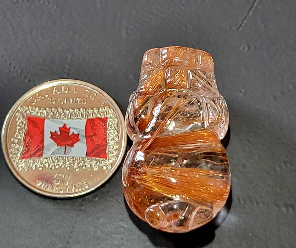 Rutilated Copper Quartz Pendant - photo 2