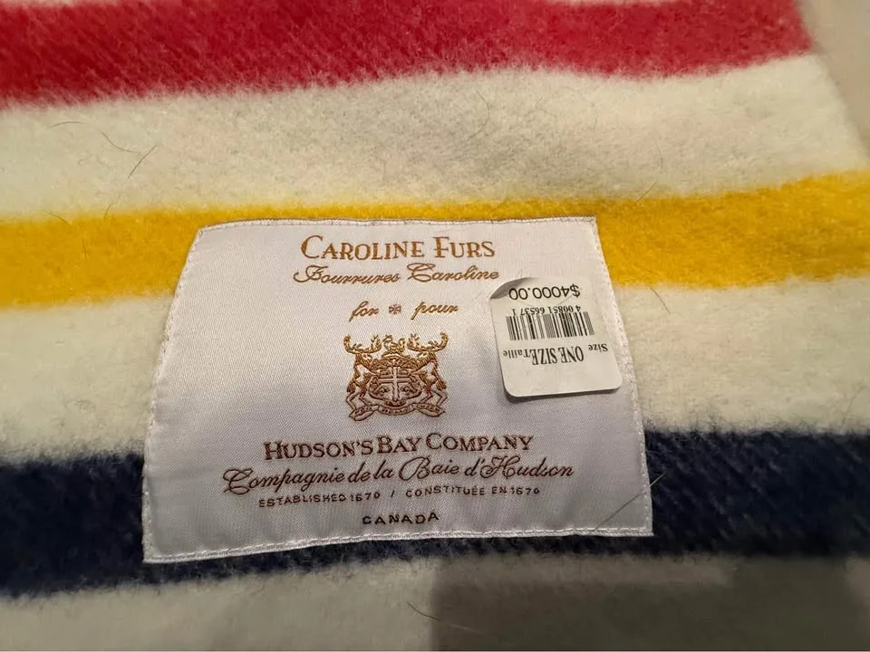 Caroline Furs/HBC Stripes Coyote Fur Throw image indicator(4)