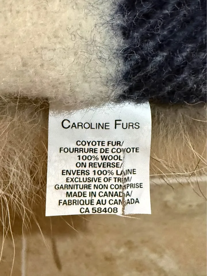 Caroline Furs/HBC Stripes Coyote Fur Throw image indicator(5)