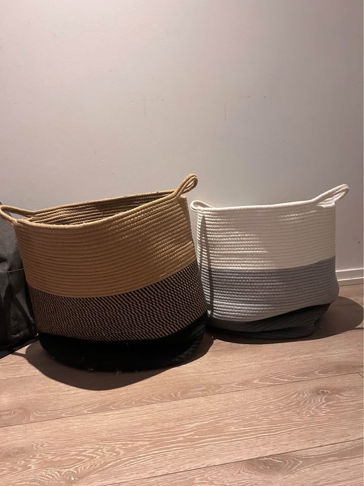 Rope Storage Baskets - Set of 2 - photo 2