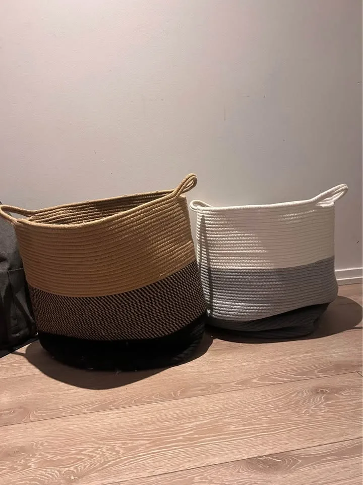 Rope Storage Baskets - Set of 2 image indicator(2)