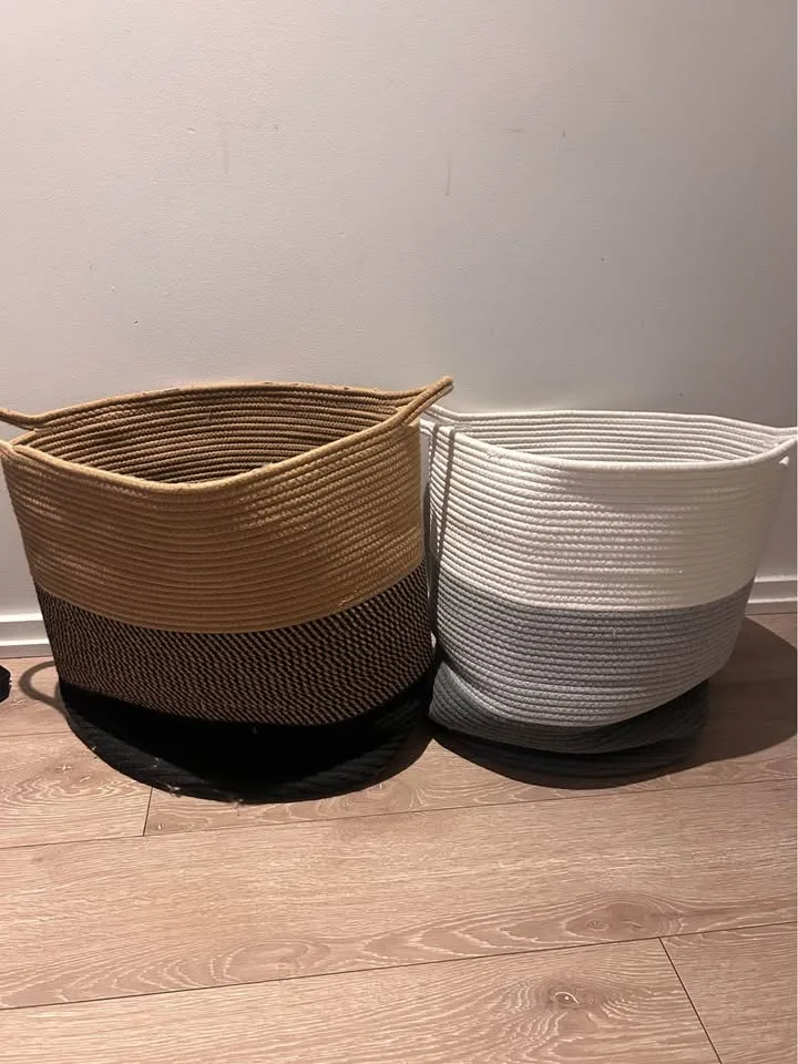 Rope Storage Baskets - Set of 2 image indicator(8)