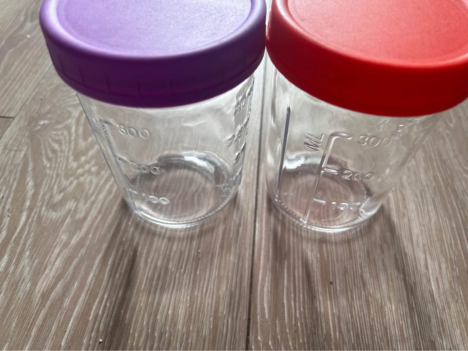 Two Glass Jars with Lids - photo 4