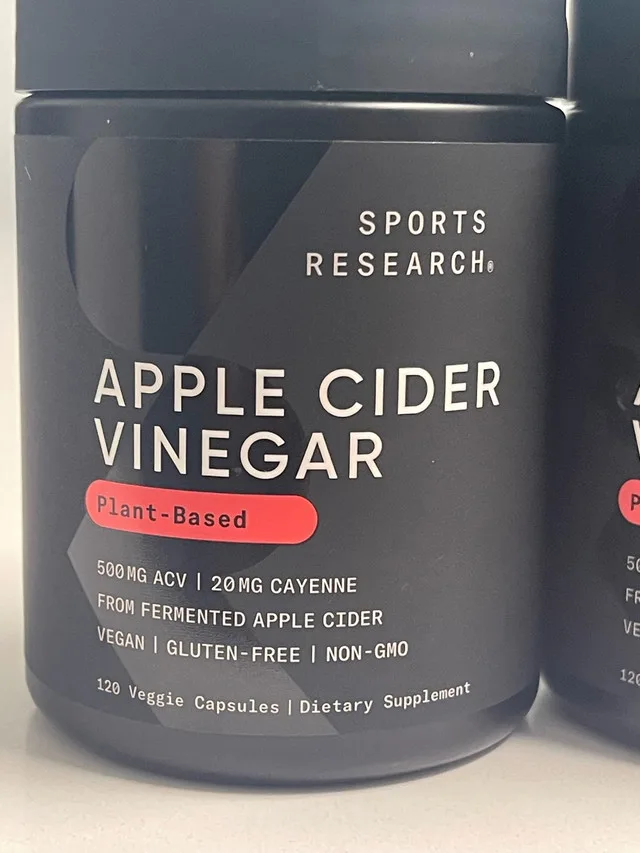 Apple Cider Vinegar, Sport Research 120 Veggie Capsules image indicator(2)