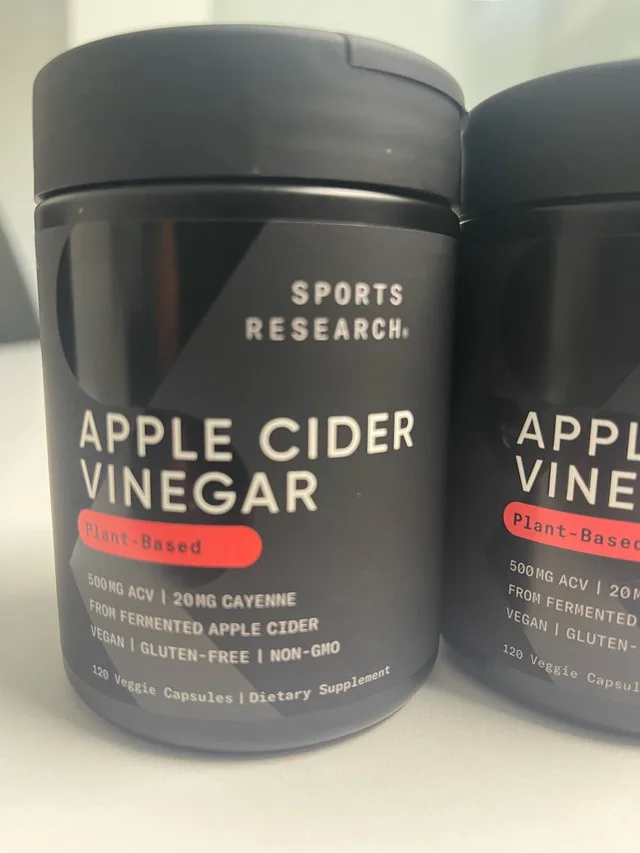 Apple Cider Vinegar, Sport Research 120 Veggie Capsules image indicator(4)